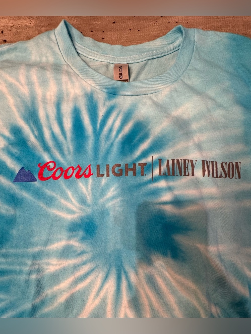 NWOT Lainey Wilson Coors Light Shirt Tie Dye Country’s Cool Again Tour Era, XL